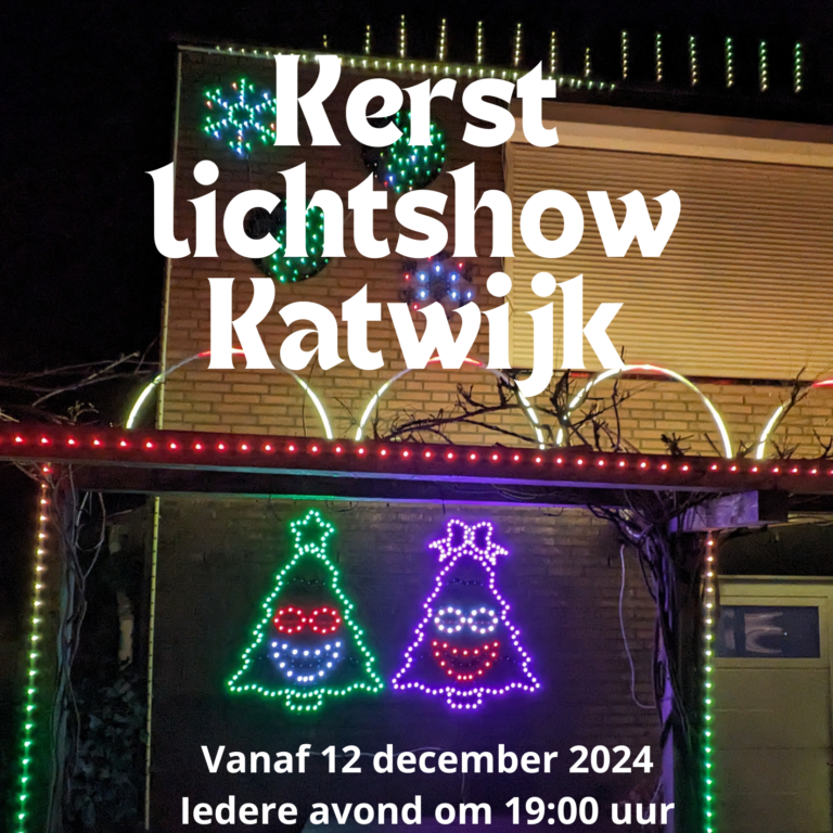 Kerst lichtshow Katwijk 768x768